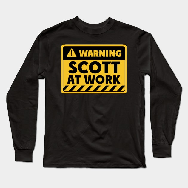 Scott at work Long Sleeve T-Shirt by EriEri